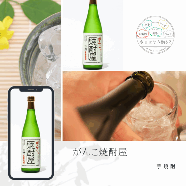 特約店正規販売　大石酒造　がんこ焼酎屋　1800ml